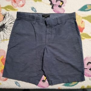 Banana Republic Blue Aiden Flat Front Shorts
